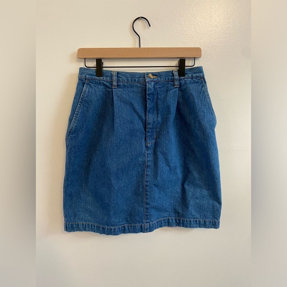 Eddie Bauer Y2K Denim A Line Skirt - Size 10